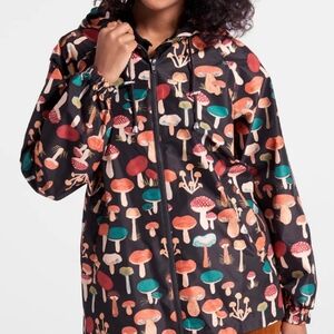 Modcloth Princess Highway Mushroom Raincoat
